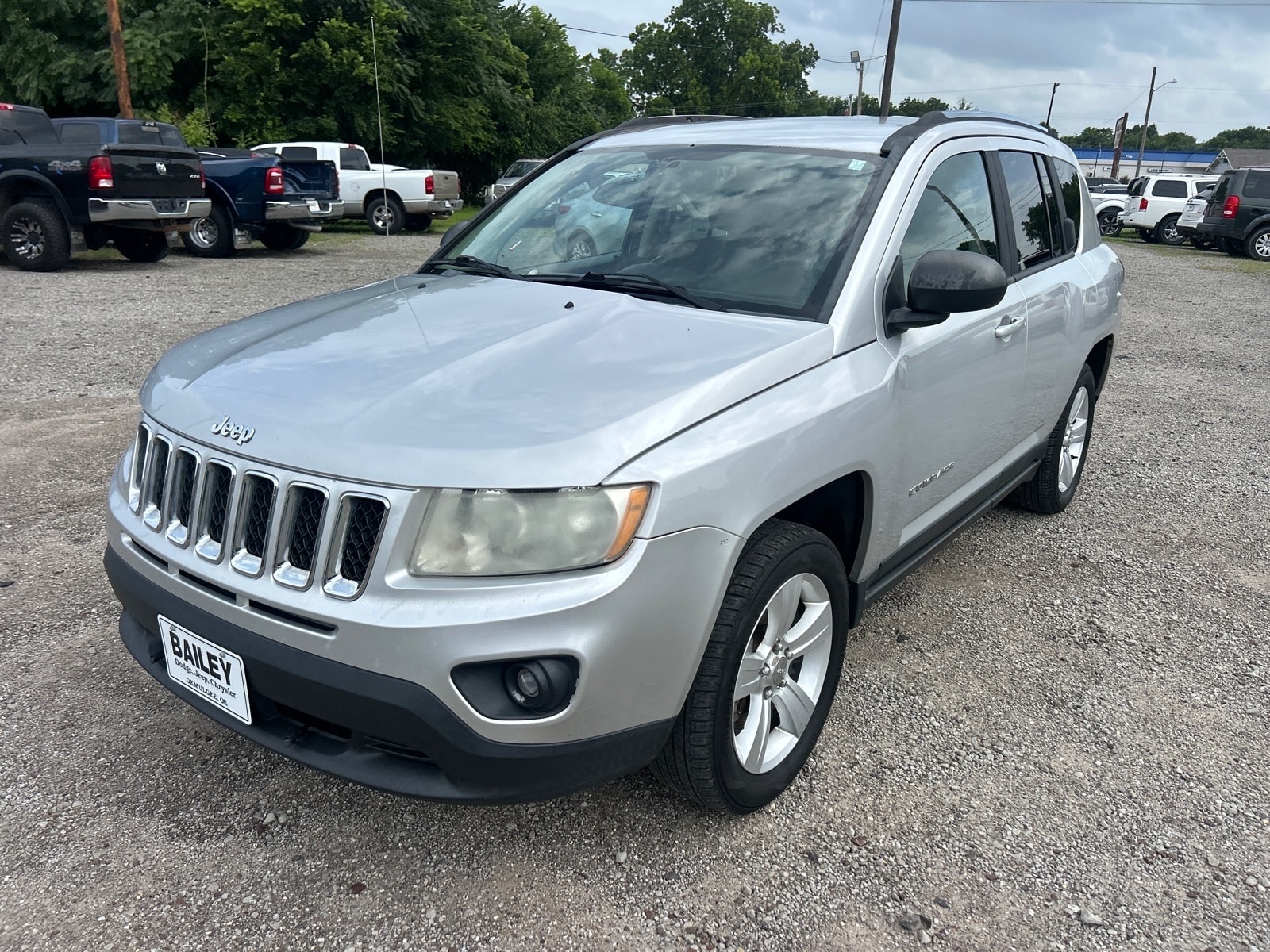 Used 2012 Jeep Compass Sport with VIN 1C4NJCBA8CD515318 for sale in Okmulgee, OK