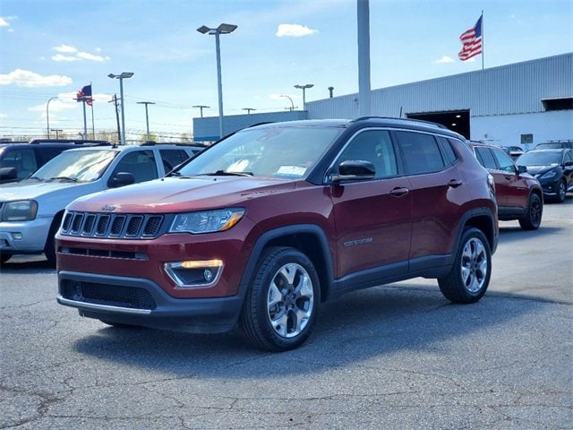 Used 2021 Jeep Compass Limited with VIN 3C4NJDCB8MT503050 for sale in Southgate, MI