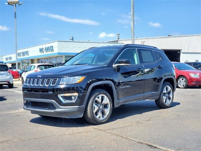 Used 2021 Jeep Compass Limited with VIN 3C4NJDCB7MT541708 for sale in Southgate, MI