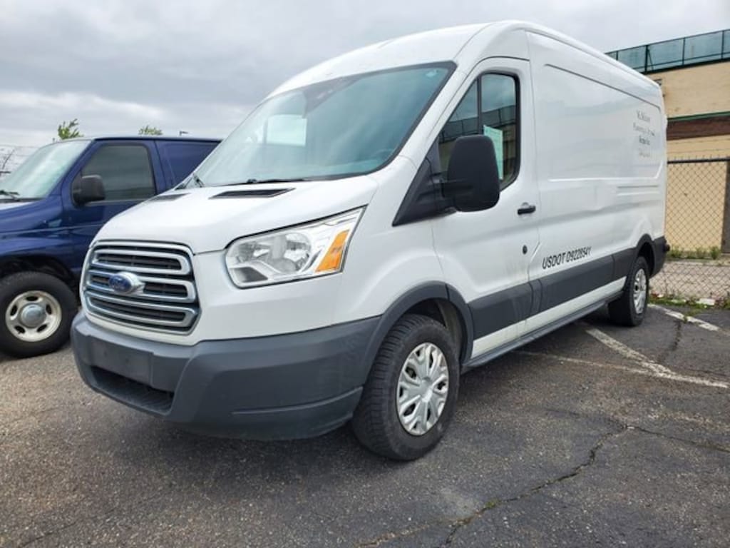Used 2016 Ford Transit-150 T-150 148 Med Rf 8600 Gvwr Sliding RH Dr Van Medium Roof Cargo