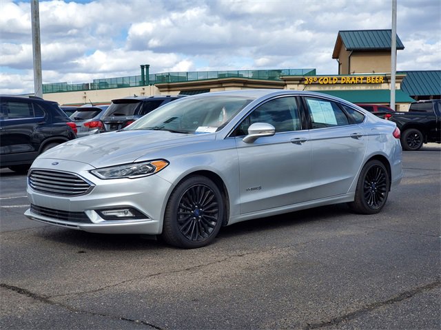 Used 2018 Ford Fusion Hybrid Titanium with VIN 3FA6P0RU5JR181857 for sale in Southgate, MI