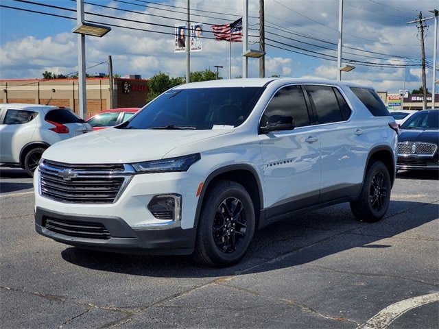 Certified 2022 Chevrolet Traverse LS with VIN 1GNERFKW3NJ188098 for sale in Southgate, MI