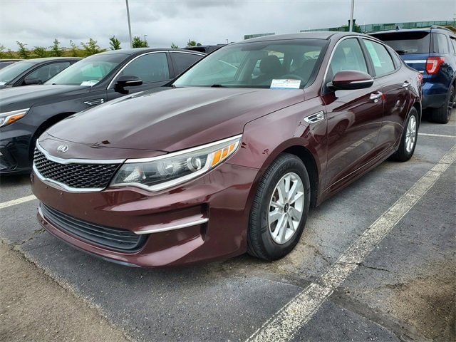 Used 2018 Kia Optima LX with VIN 5XXGT4L34JG229896 for sale in Southgate, MI