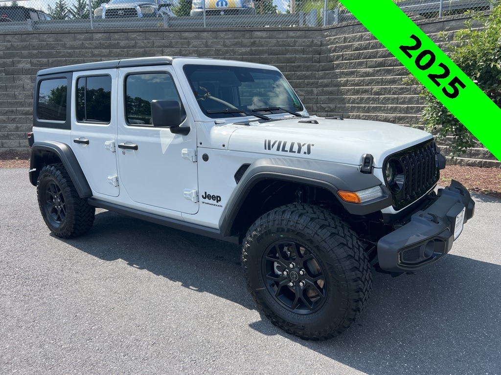 New 2025 Jeep Wrangler 4-DOOR WILLYS Sport Utility