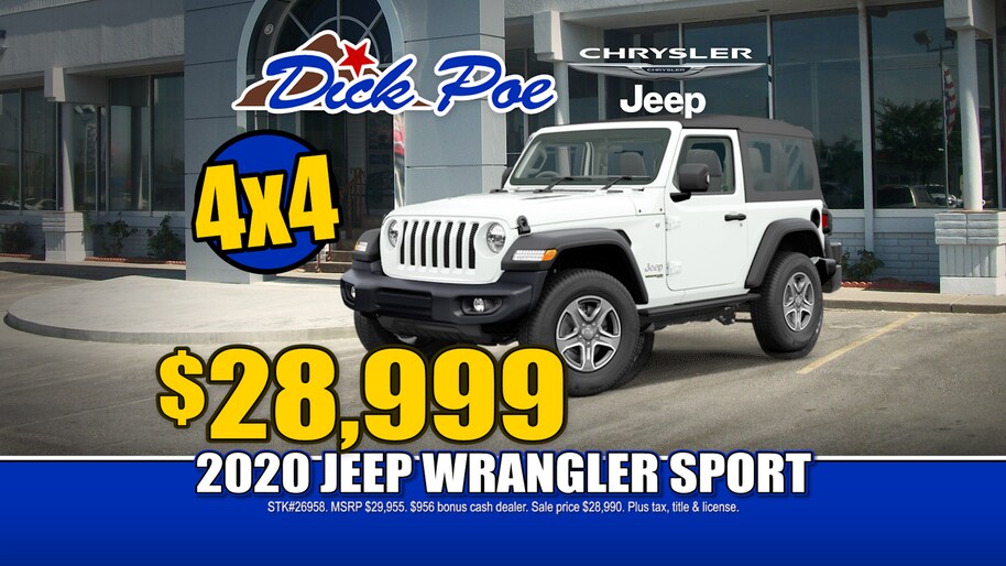 Dick Poe Chrysler & Jeep Dealership| El Paso, TX915-778-9331