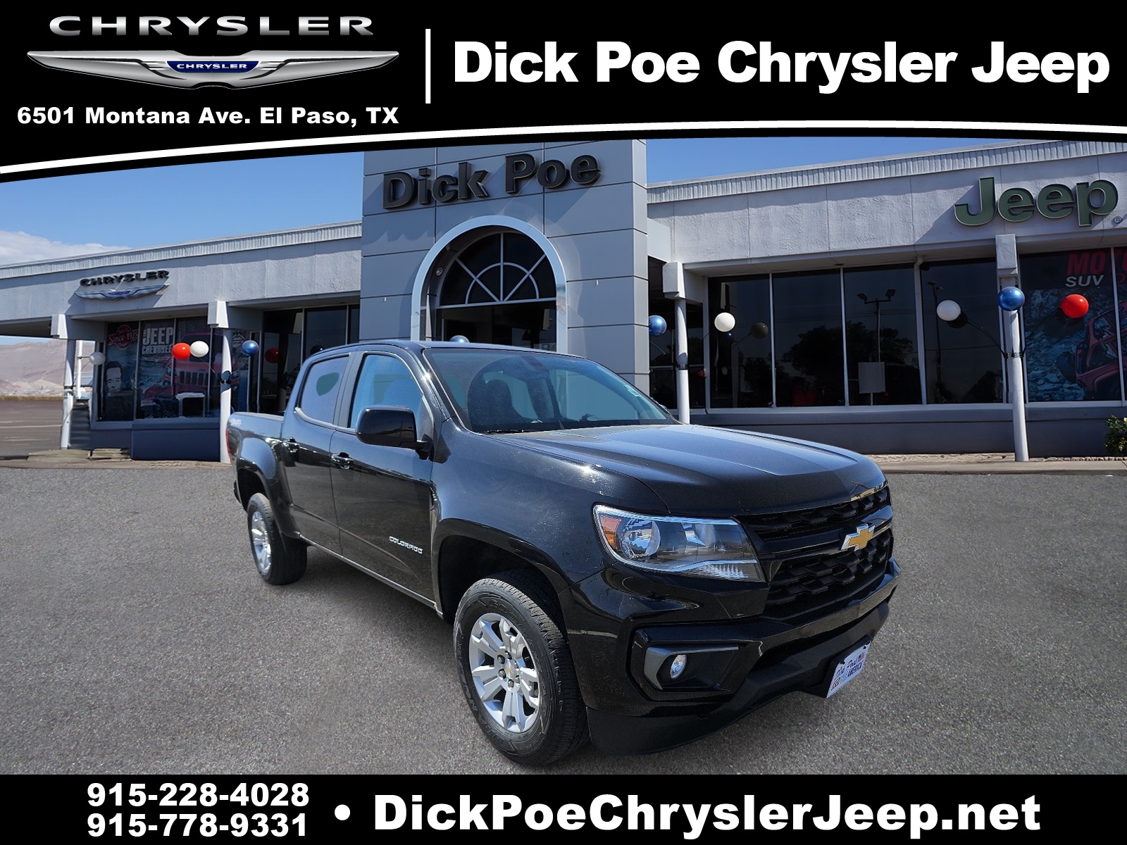 Used 2022 Chevrolet Colorado LT with VIN 1GCGTCEN6N1243289 for sale in El Paso, TX