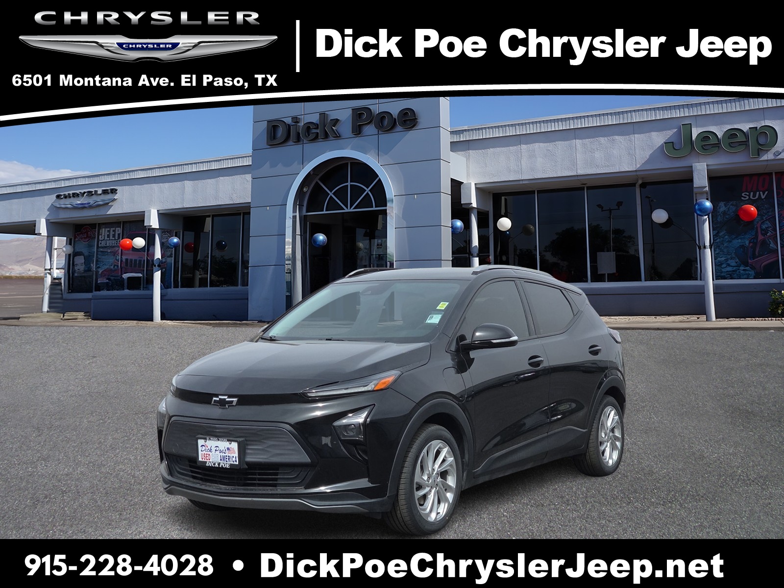 Used 2023 Chevrolet Bolt EUV LT with VIN 1G1FY6S03P4145838 for sale in El Paso, TX