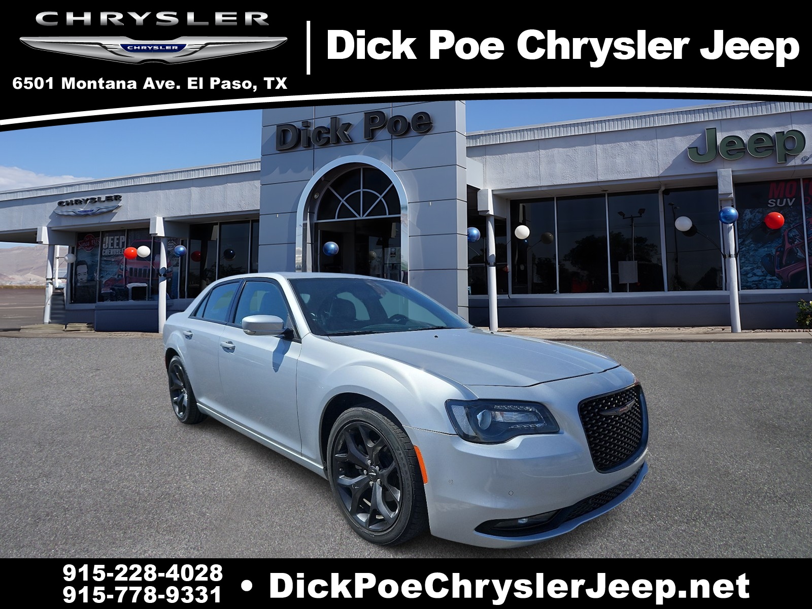 Used 2022 Chrysler 300 S with VIN 2C3CCABG0NH167552 for sale in El Paso, TX