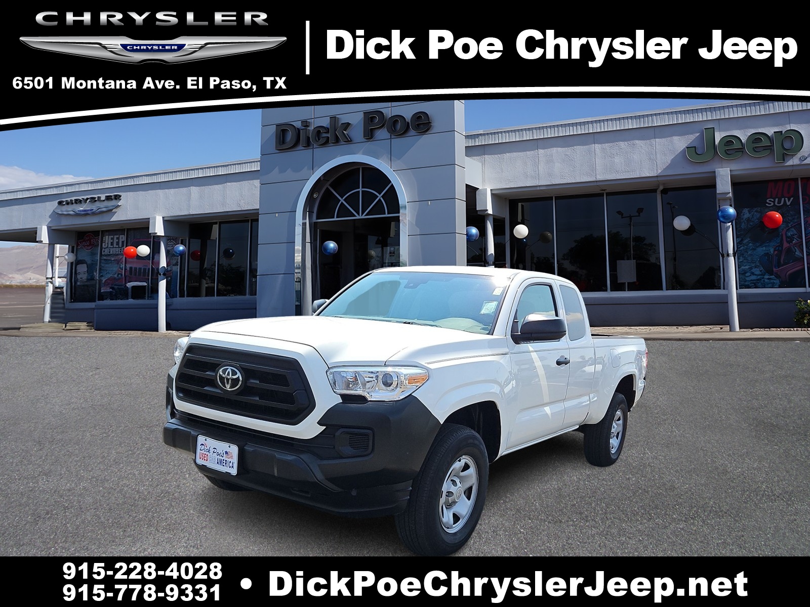 Used 2023 Toyota Tacoma SR with VIN 3TYRX5GN9PT087359 for sale in El Paso, TX