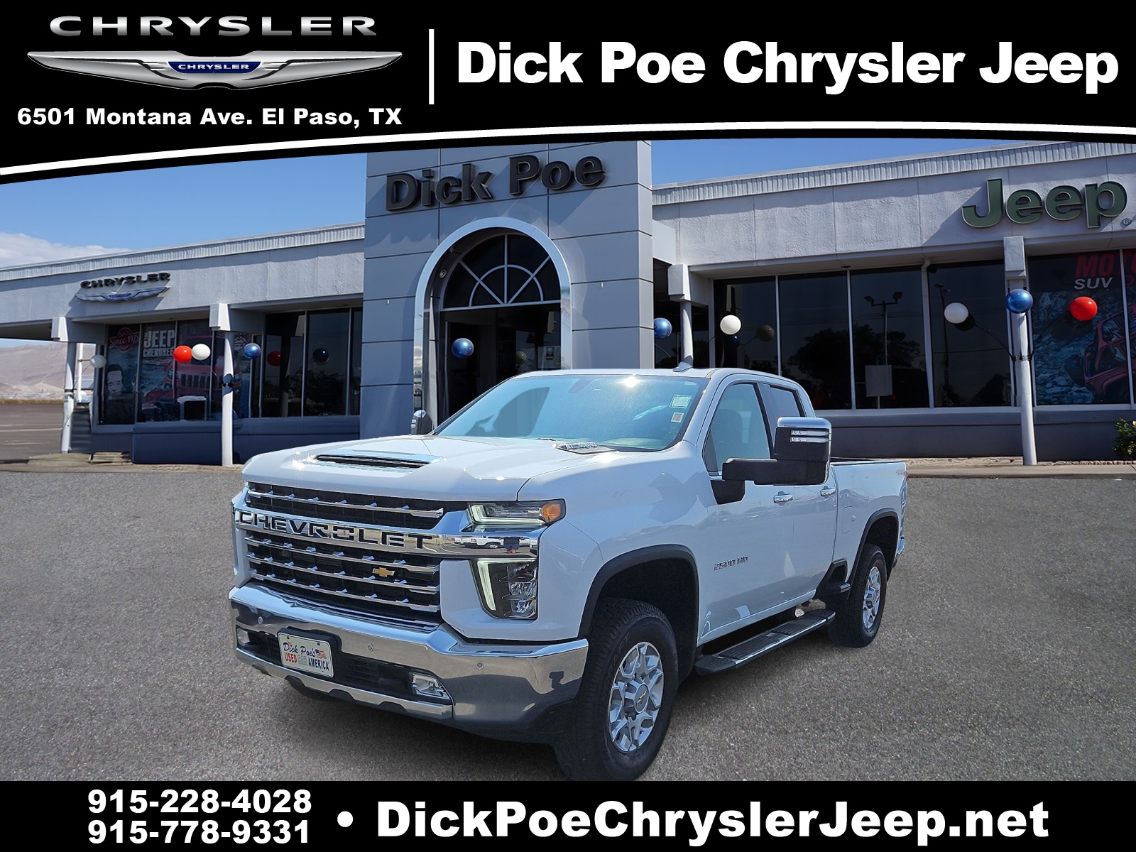 Used 2022 Chevrolet Silverado 2500HD LTZ with VIN 1GC2YPEY1NF248318 for sale in El Paso, TX