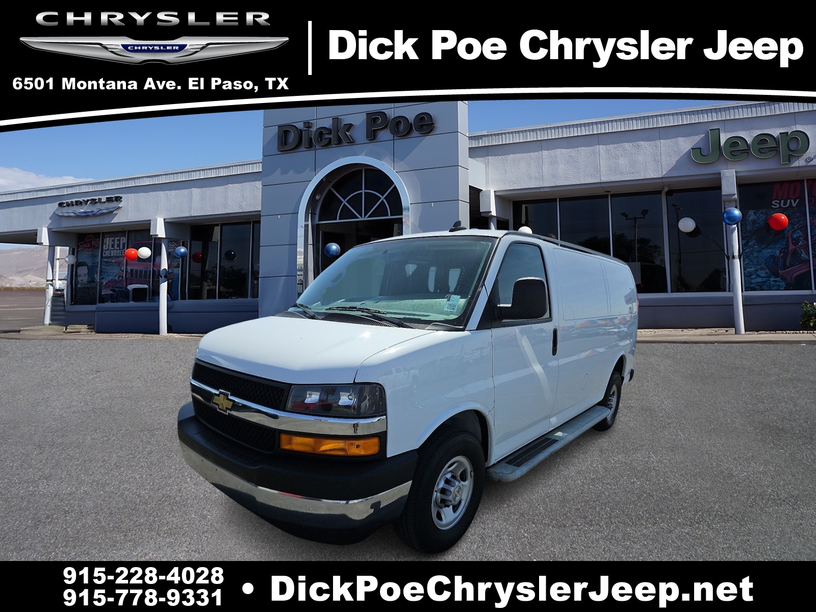 Used 2022 Chevrolet Express Cargo Work Van with VIN 1GCWGAF75N1211261 for sale in El Paso, TX