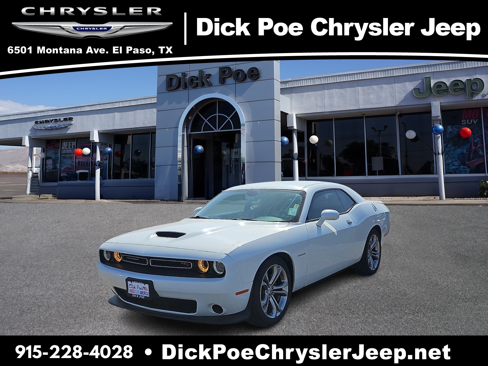 Used 2022 Dodge Challenger R/T with VIN 2C3CDZBT9NH105205 for sale in El Paso, TX