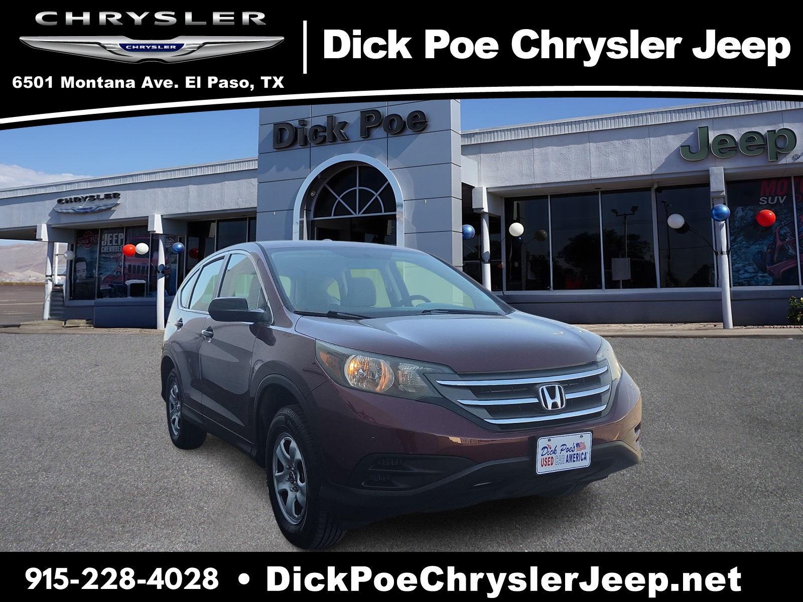 Used 2012 Honda CR-V LX
