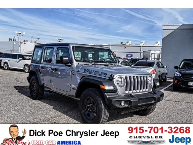 Used 2018 Jeep Wrangler Unlimited Sport 4x4 For Sale El Paso Tx