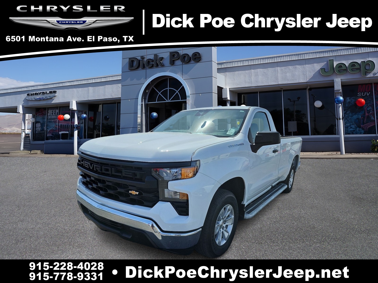 Used 2023 Chevrolet Silverado 1500 Work Truck with VIN 3GCNAAED4PG310050 for sale in El Paso, TX