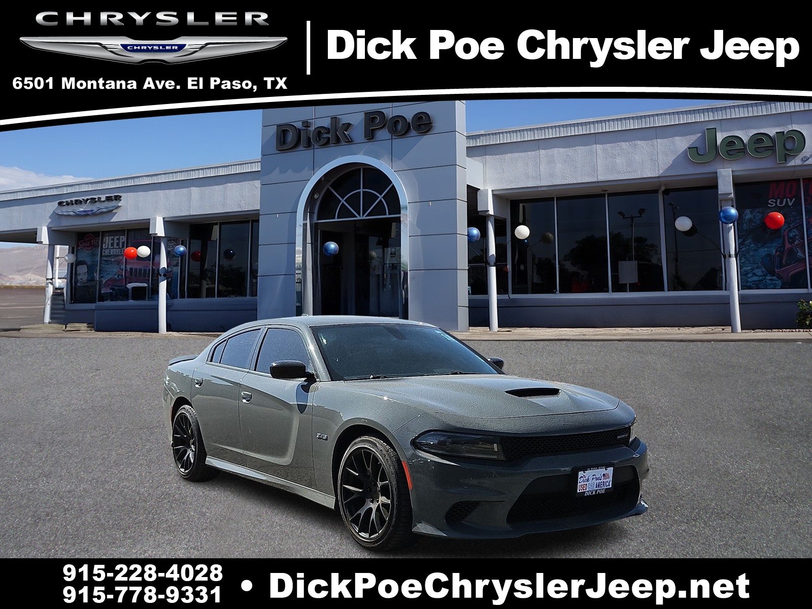 Used 2023 Dodge Charger R/T with VIN 2C3CDXCT5PH708657 for sale in El Paso, TX