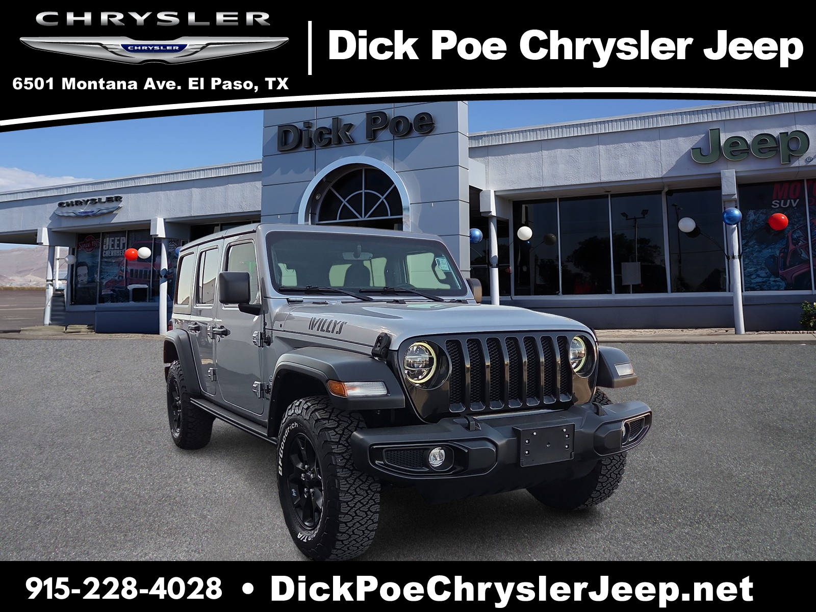 Used 2021 Jeep Wrangler Unlimited Willys 4x4