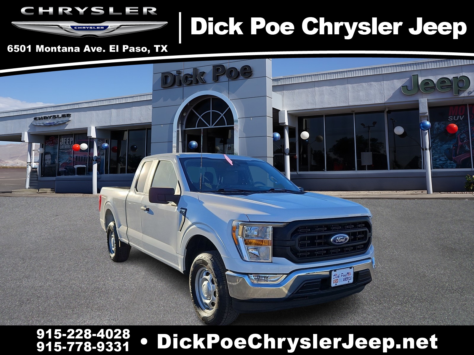 Used 2022 Ford F-150 XL with VIN 1FTEX1EP7NKE19004 for sale in El Paso, TX
