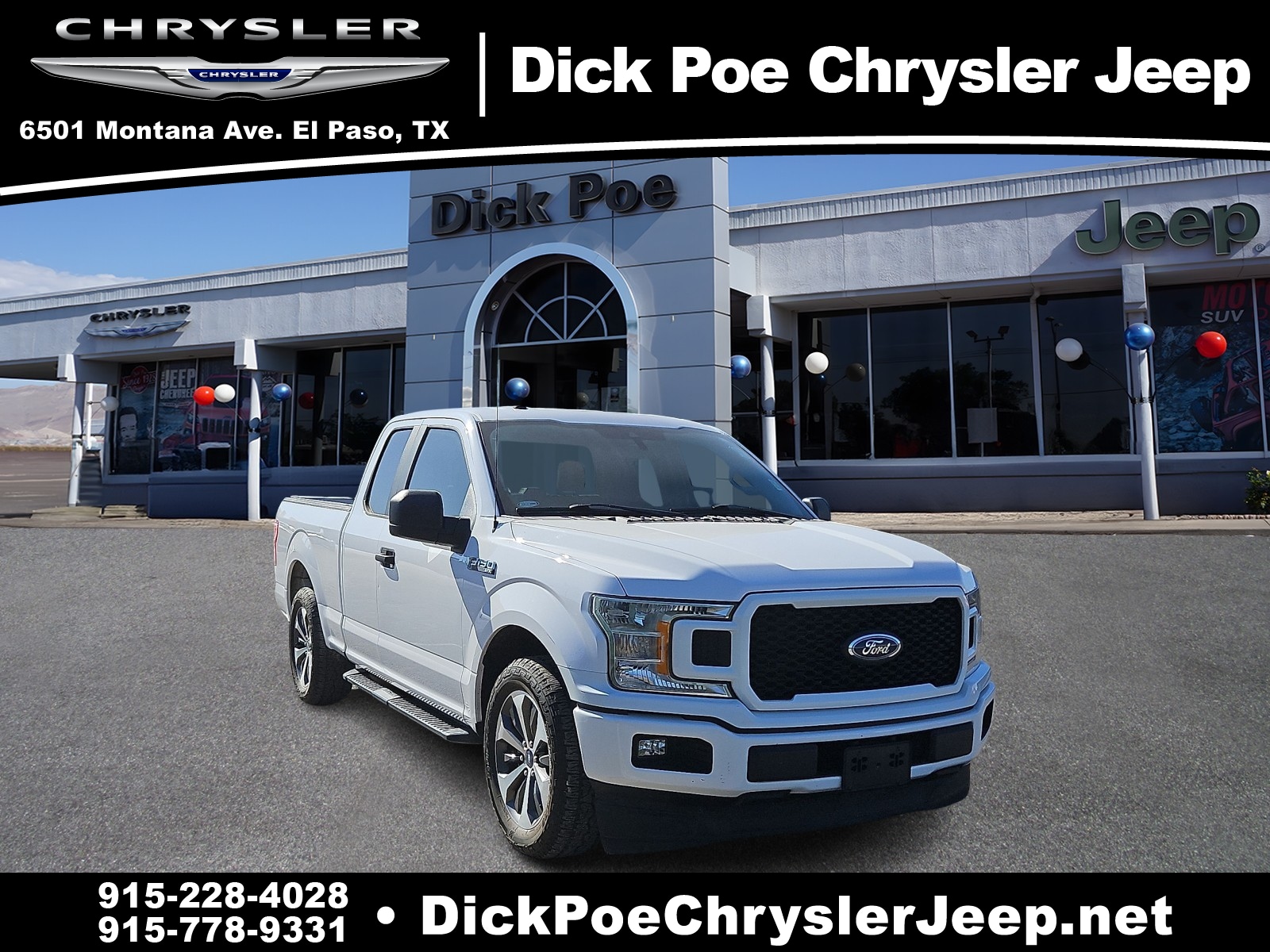 Used 2019 Ford F-150 XL with VIN 1FTEX1CP9KKC23371 for sale in El Paso, TX