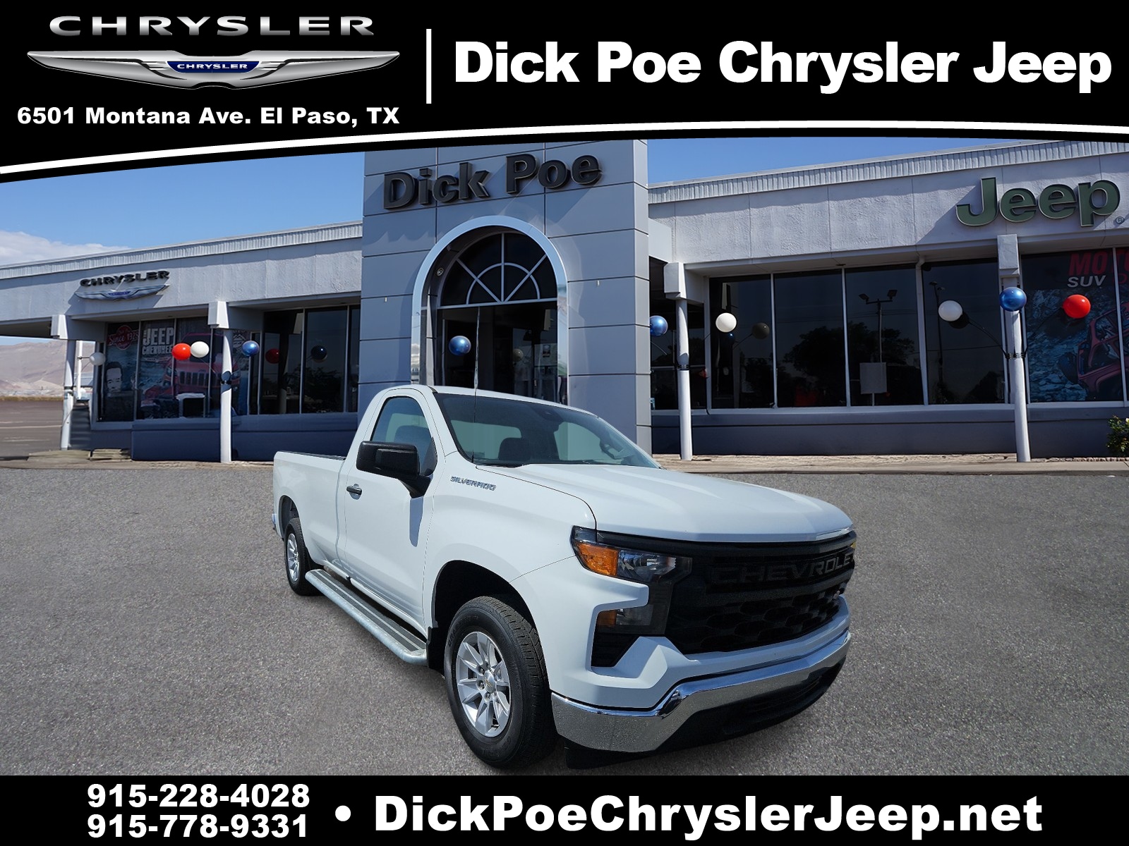 Used 2023 Chevrolet Silverado 1500 Work Truck with VIN 3GCNAAED4PG310050 for sale in El Paso, TX