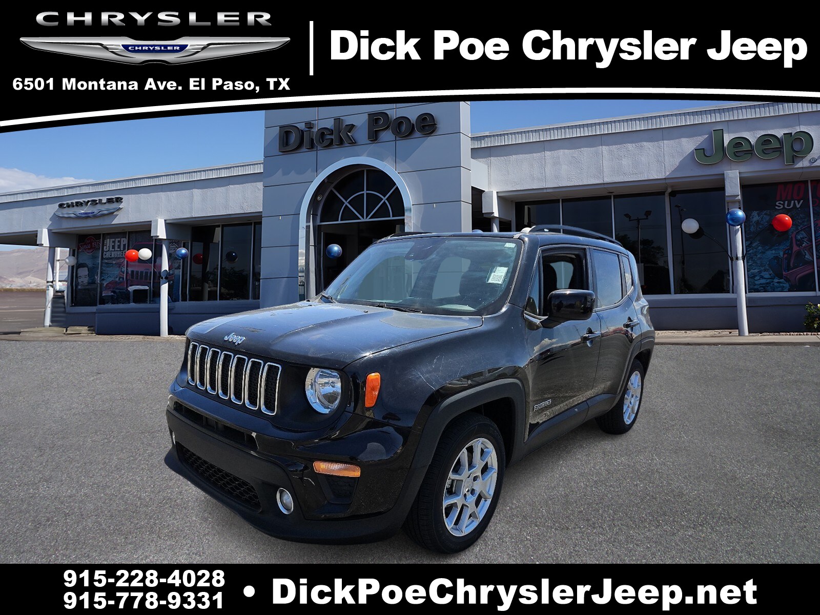 Used 2021 Jeep Renegade Latitude with VIN ZACNJCBB7MPM96530 for sale in El Paso, TX