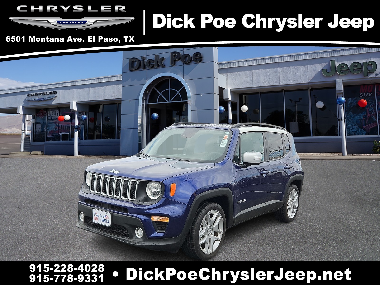 Used 2021 Jeep Renegade Islander with VIN ZACNJCBB7MPM72437 for sale in El Paso, TX