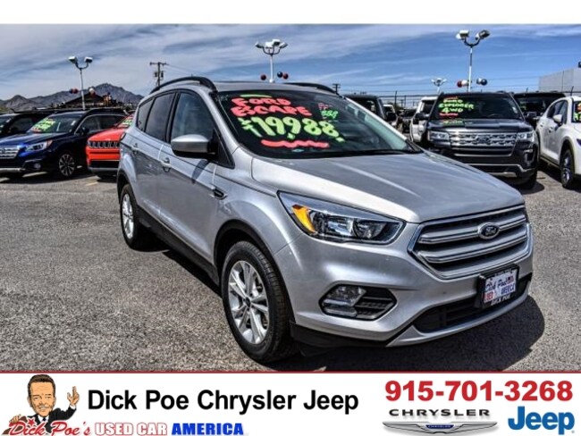 Used 2018 Ford Escape Se Fwd For Sale El Paso Tx Near Las