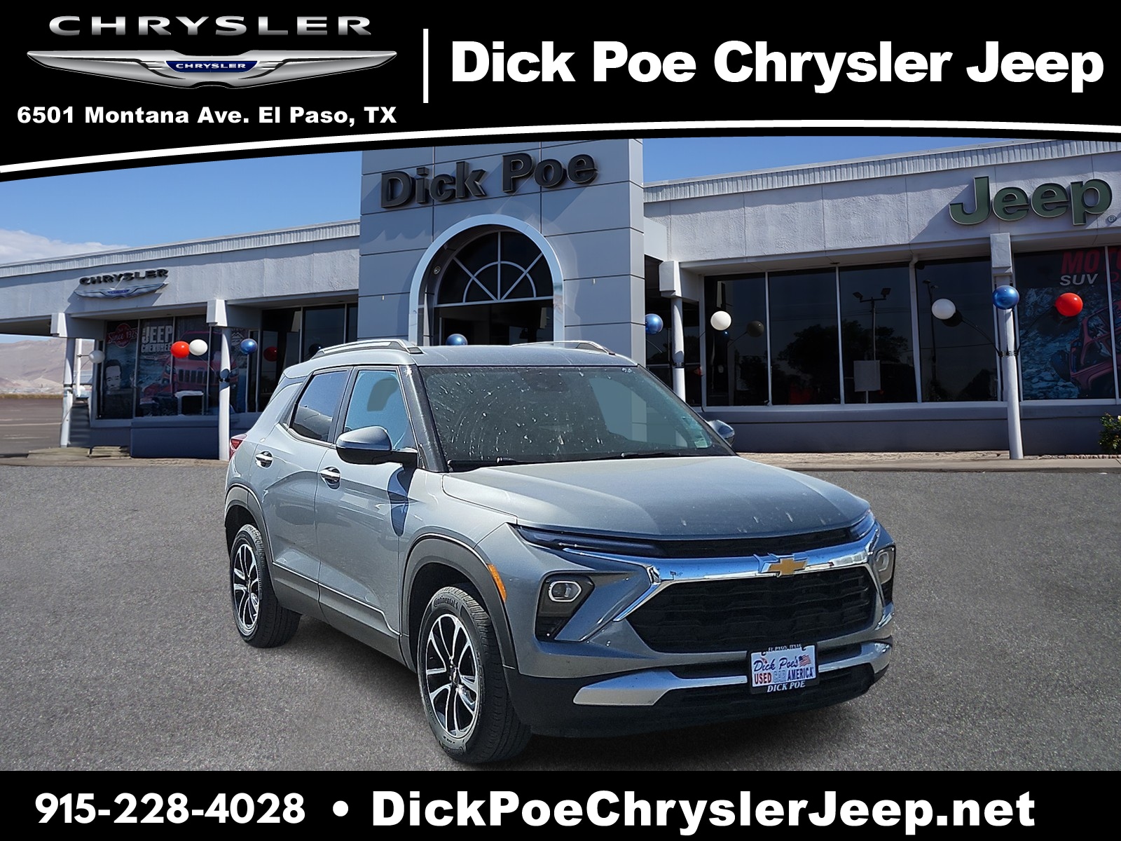 Used 2024 Chevrolet TrailBlazer LT with VIN KL79MPS23RB099818 for sale in El Paso, TX