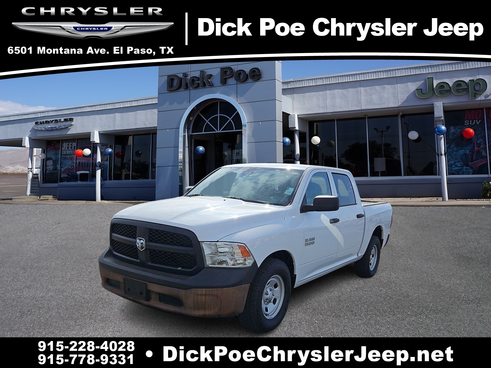 Used 2014 RAM Ram 1500 Pickup Tradesman with VIN 1C6RR6KG8ES319742 for sale in El Paso, TX