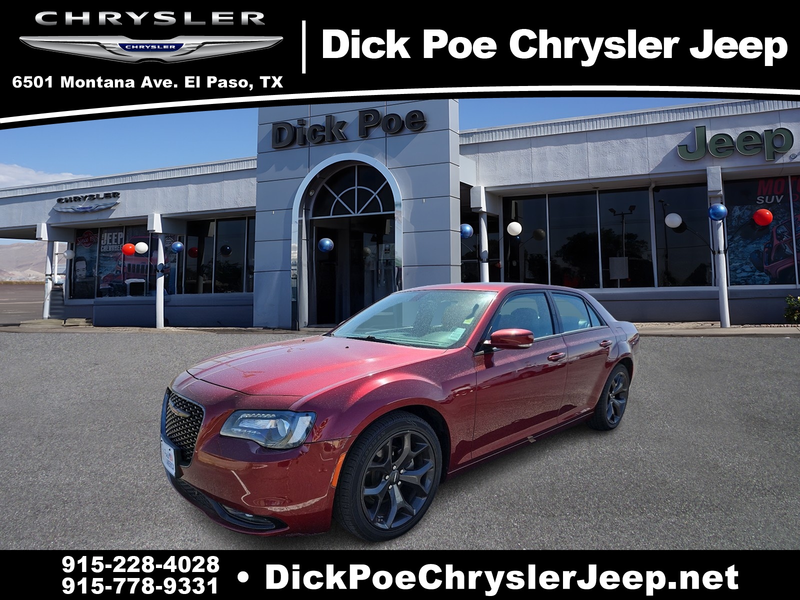 Used 2022 Chrysler 300 S with VIN 2C3CCABG1NH127187 for sale in El Paso, TX