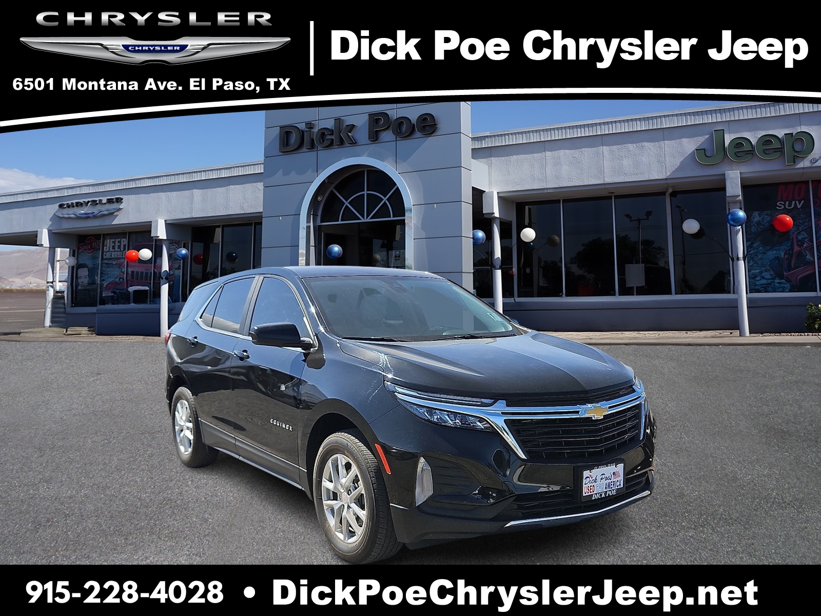 Used 2024 Chevrolet Equinox LT with VIN 3GNAXUEG6RL116209 for sale in El Paso, TX