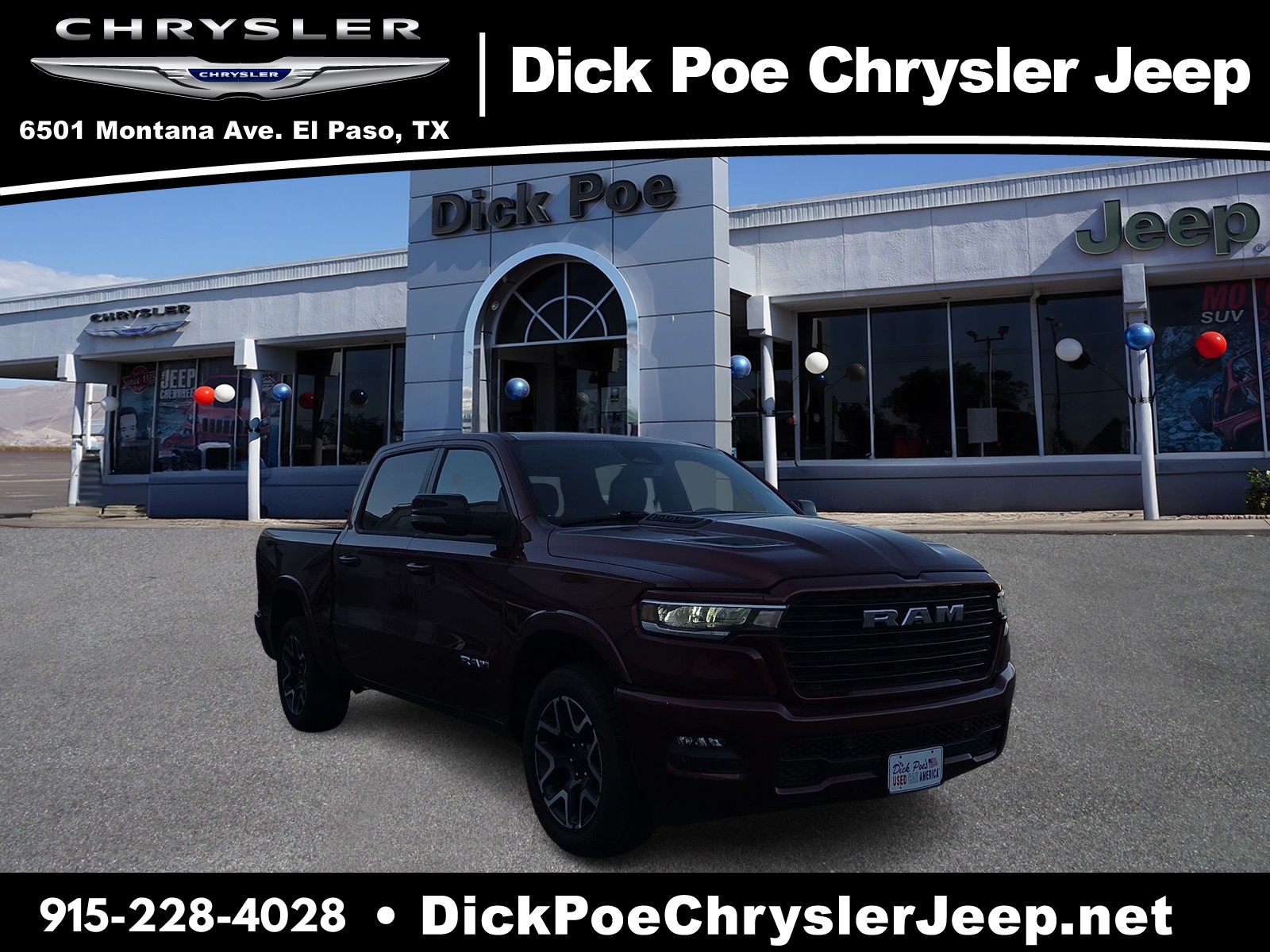 Used 2025 Ram 1500 Laramie Crew Cab 4x4 57 Box