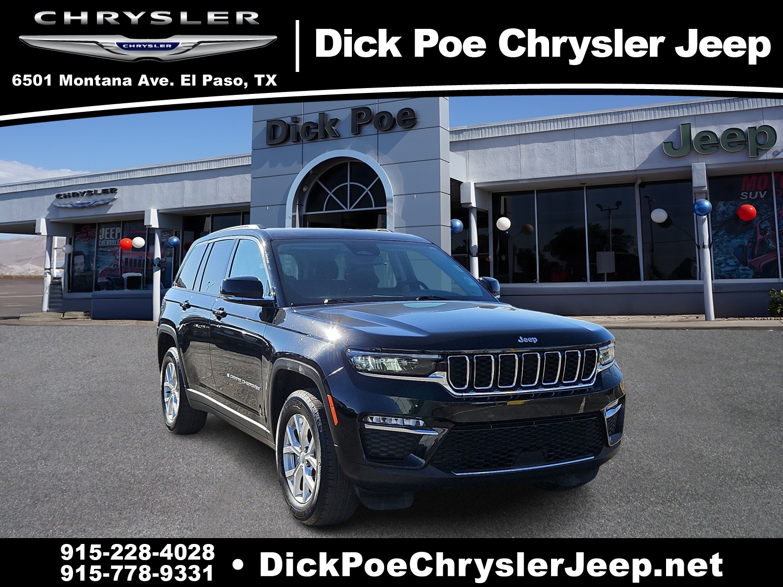 Used 2023 Jeep Grand Cherokee Limited with VIN 1C4RJHBGXPC559741 for sale in El Paso, TX