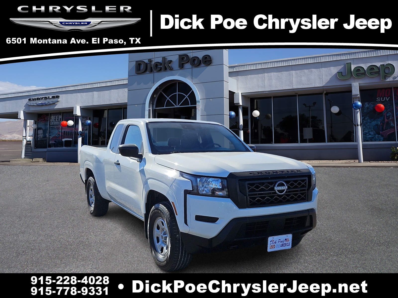 Used 2023 Nissan Frontier S with VIN 1N6ED1CM3PN610242 for sale in El Paso, TX