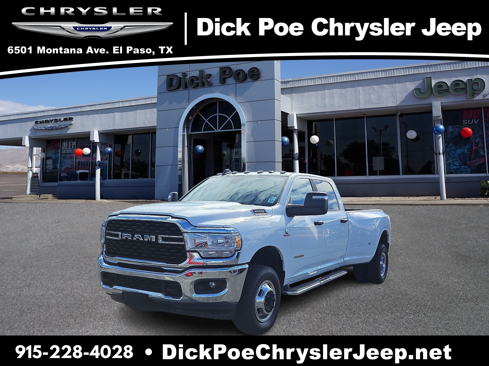 Used 2023 RAM Ram 3500 Pickup Big Horn with VIN 3C63RRHL0PG659683 for sale in El Paso, TX