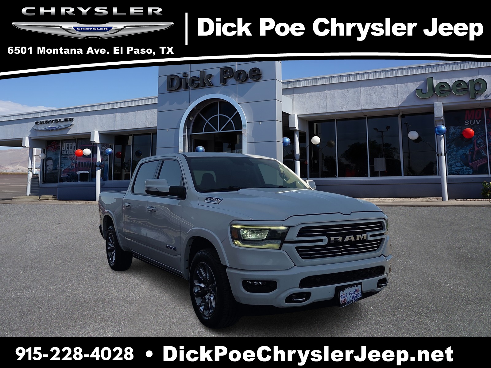 Used 2021 Ram 1500 Laramie Crew Cab 4x2 57 Box