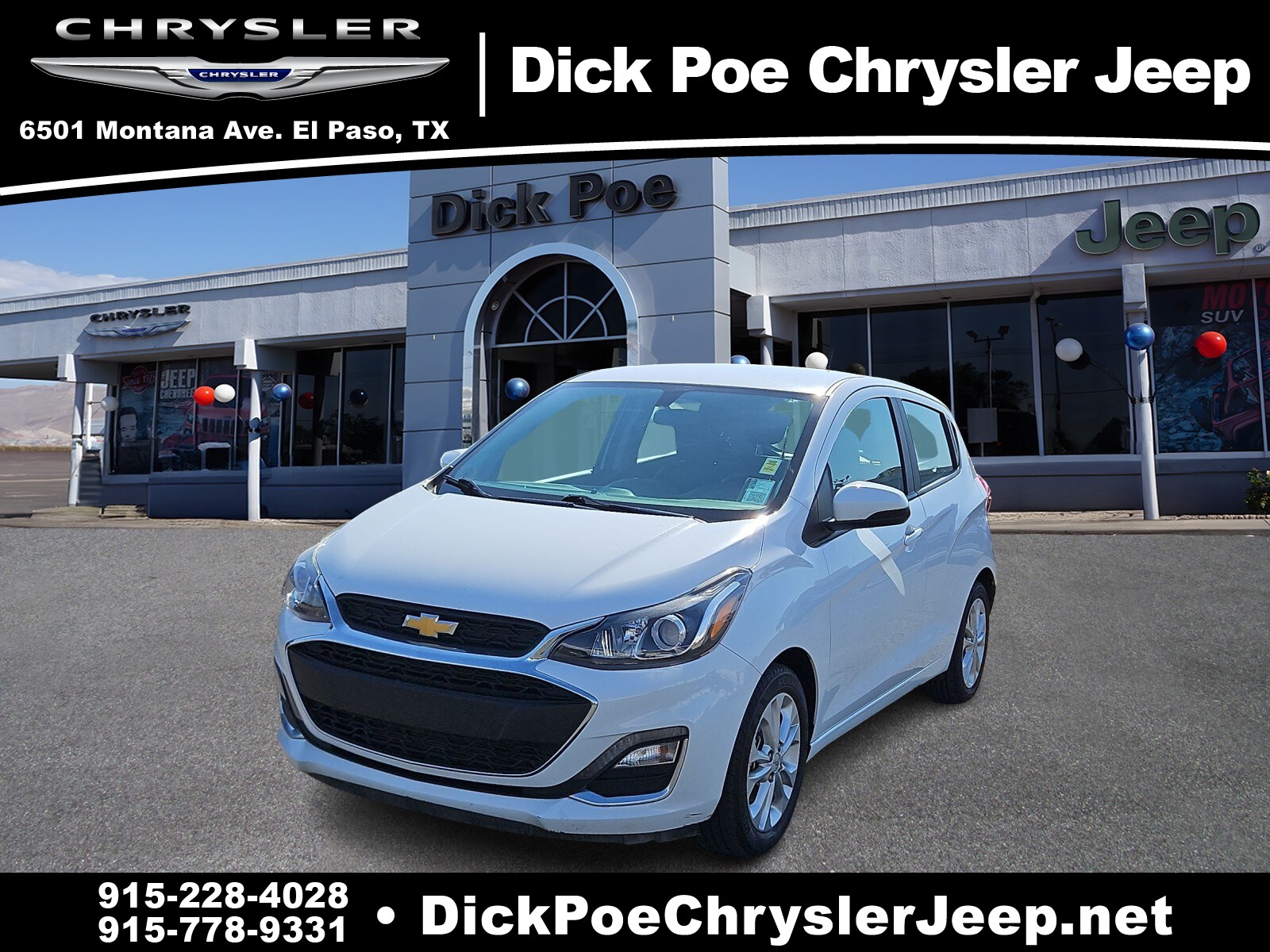 Used 2021 Chevrolet Spark 1LT with VIN KL8CD6SA6MC731569 for sale in El Paso, TX