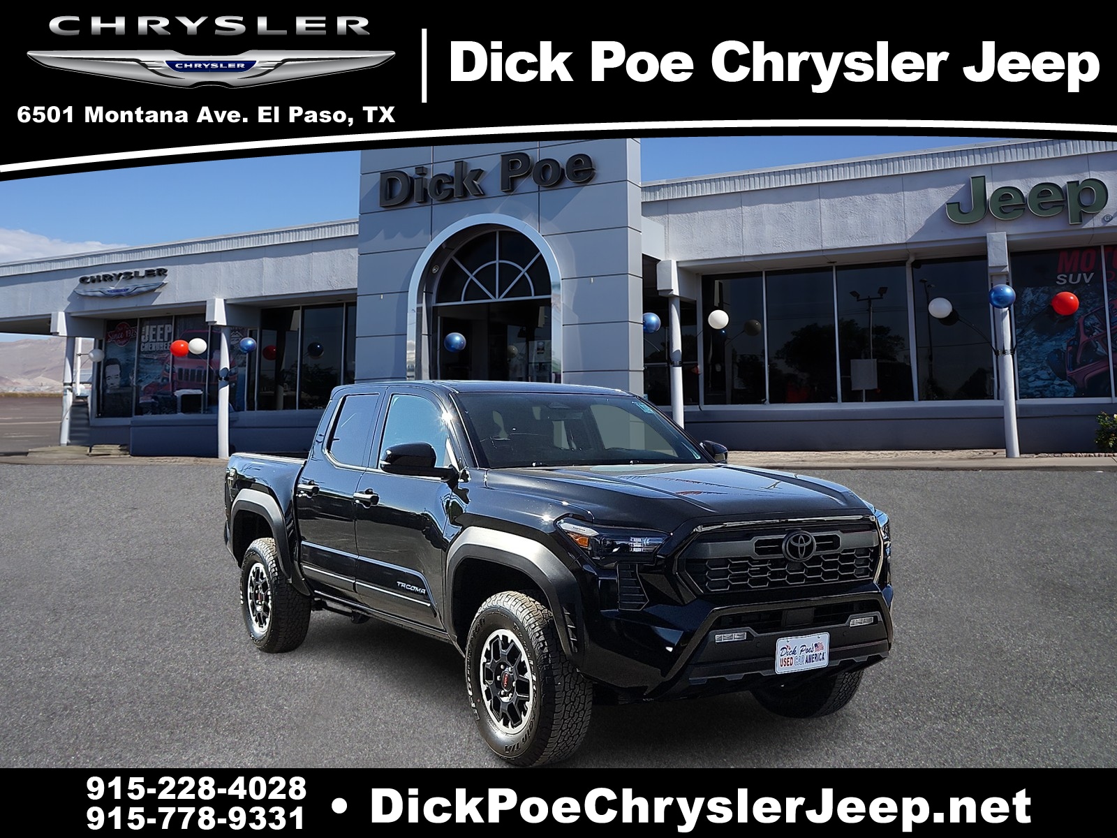 Used 2025 Toyota Tacoma TRD Off Road with VIN 3TMLB5JN9SM107319 for sale in El Paso, TX