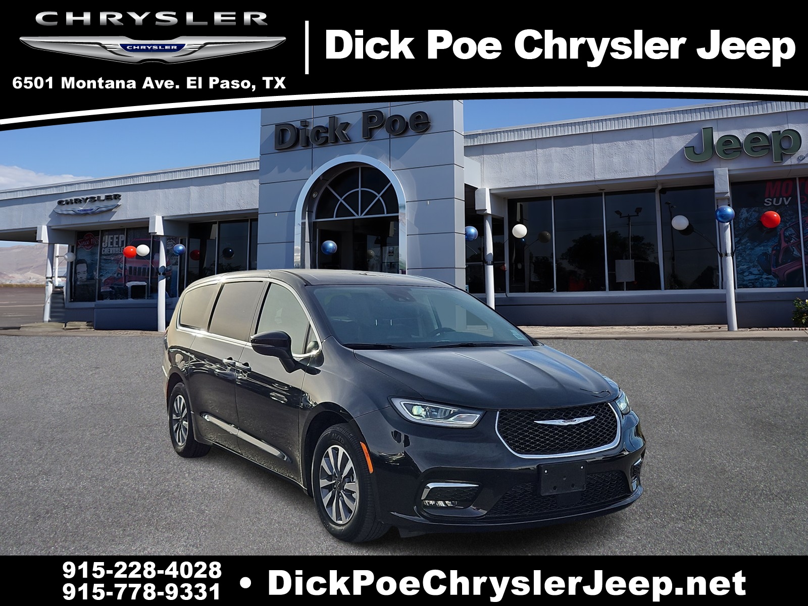 Used 2023 Chrysler Pacifica Hybrid Touring L with VIN 2C4RC1L74PR608763 for sale in El Paso, TX
