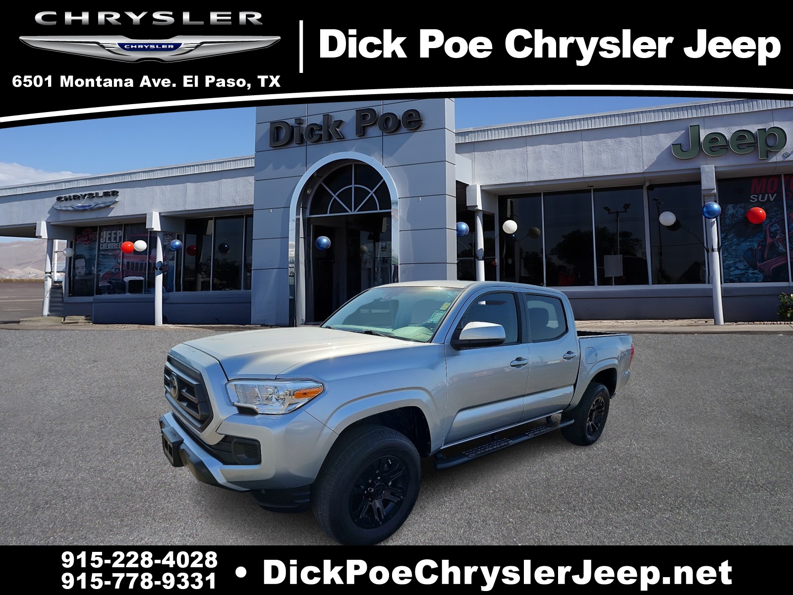 Used 2022 Toyota Tacoma SR with VIN 3TYAX5GN6NT036136 for sale in El Paso, TX