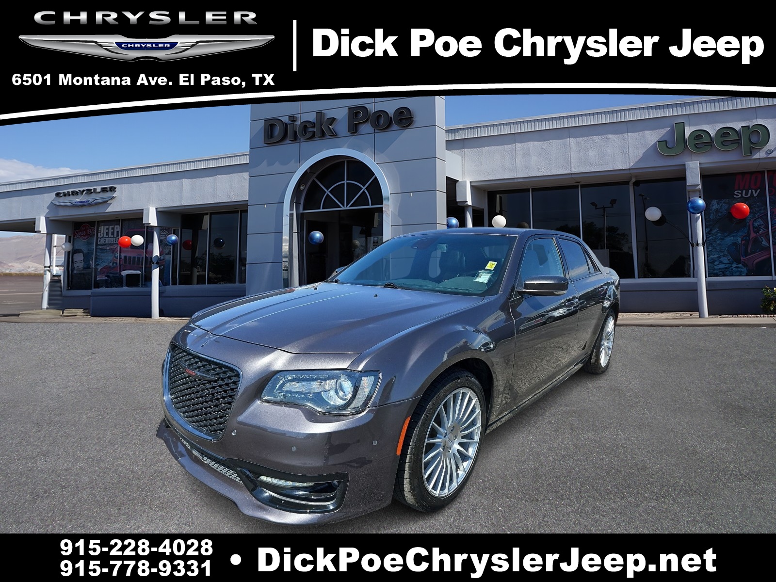 Used 2022 Chrysler 300 S with VIN 2C3CCABT0NH136461 for sale in El Paso, TX