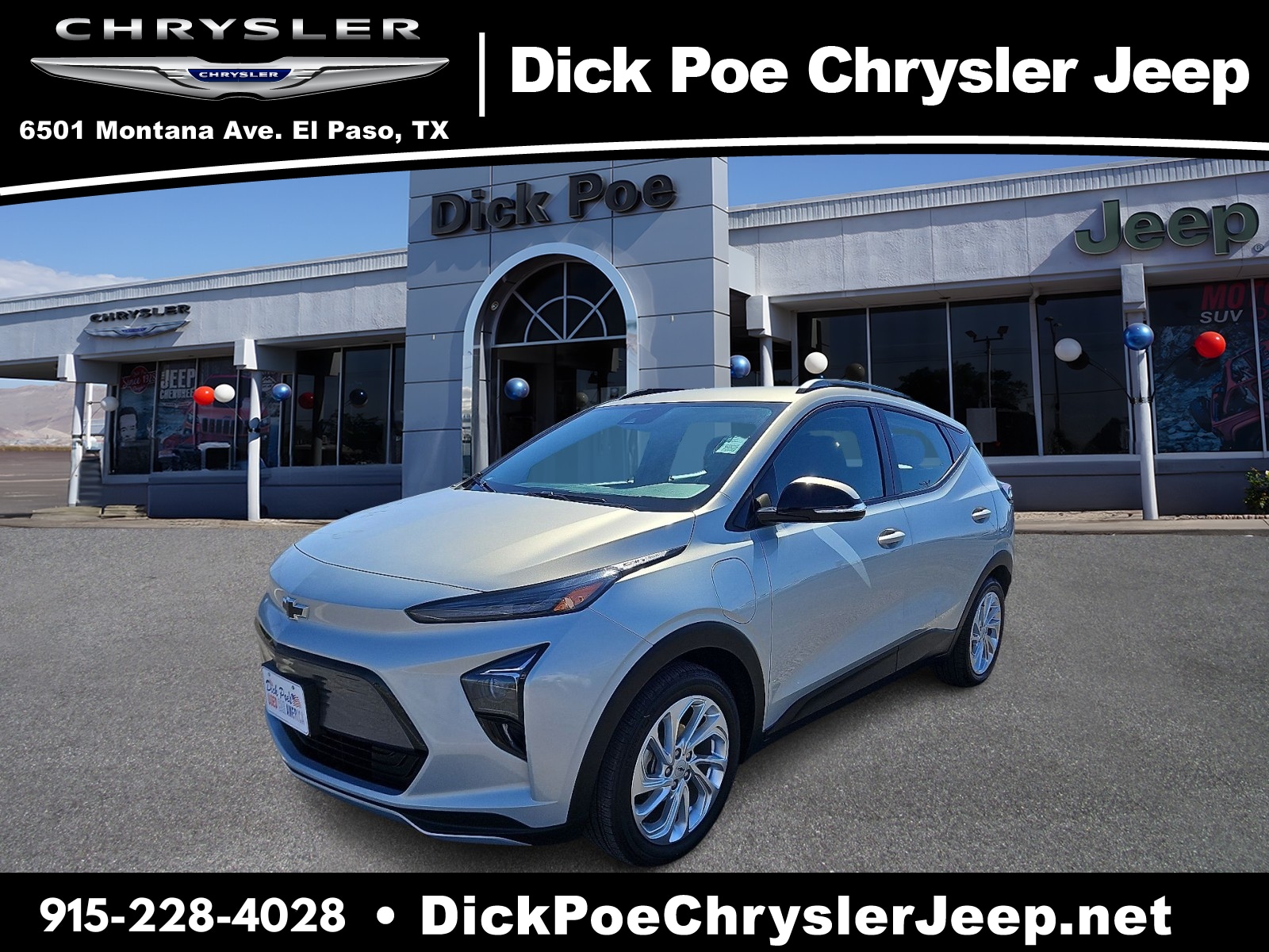 Used 2023 Chevrolet Bolt EUV LT with VIN 1G1FY6S01P4126270 for sale in El Paso, TX