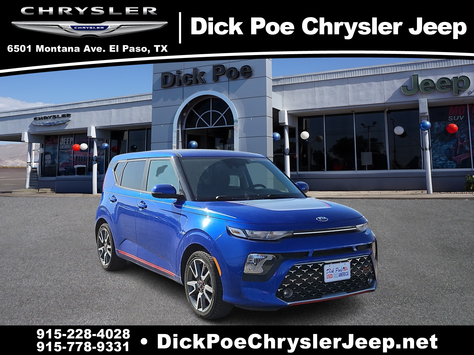 Used 2020 Kia Soul GT-Line with VIN KNDJ63AU7L7008274 for sale in El Paso, TX