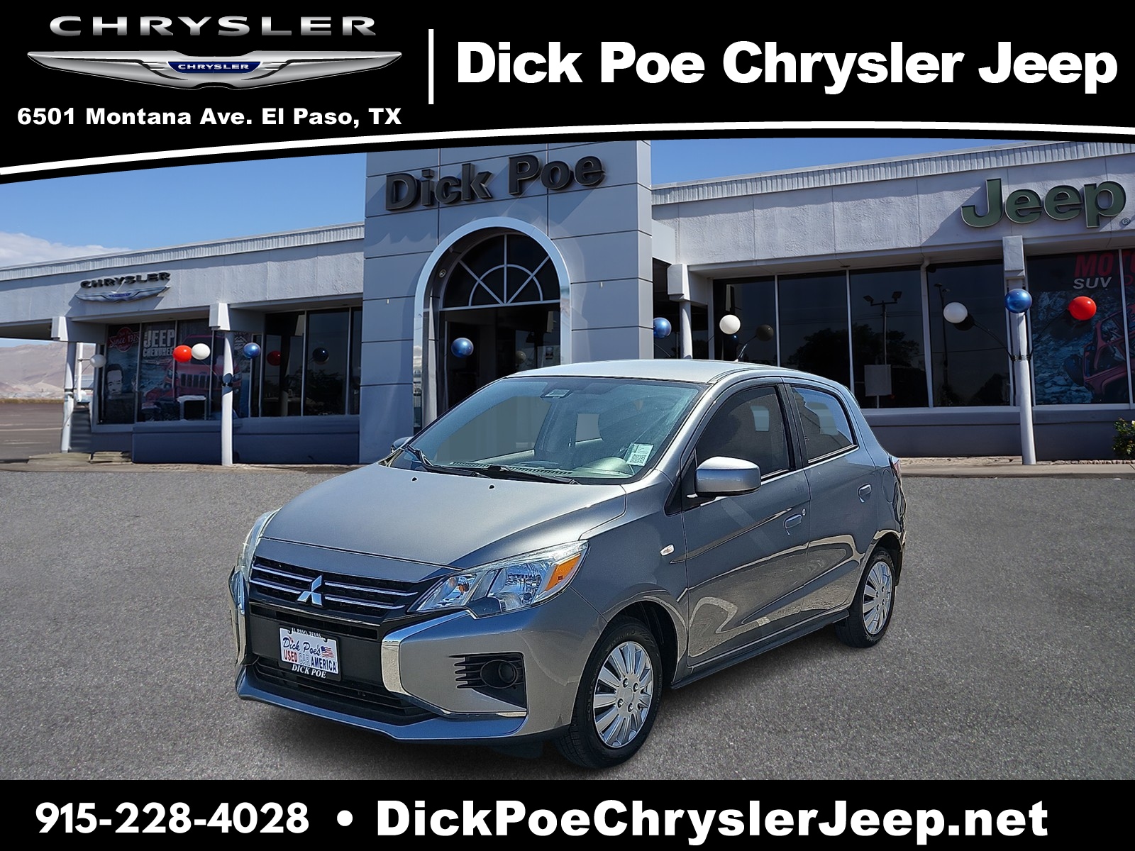 Used 2021 Mitsubishi Mirage ES with VIN ML32AUHJ8MH007699 for sale in El Paso, TX