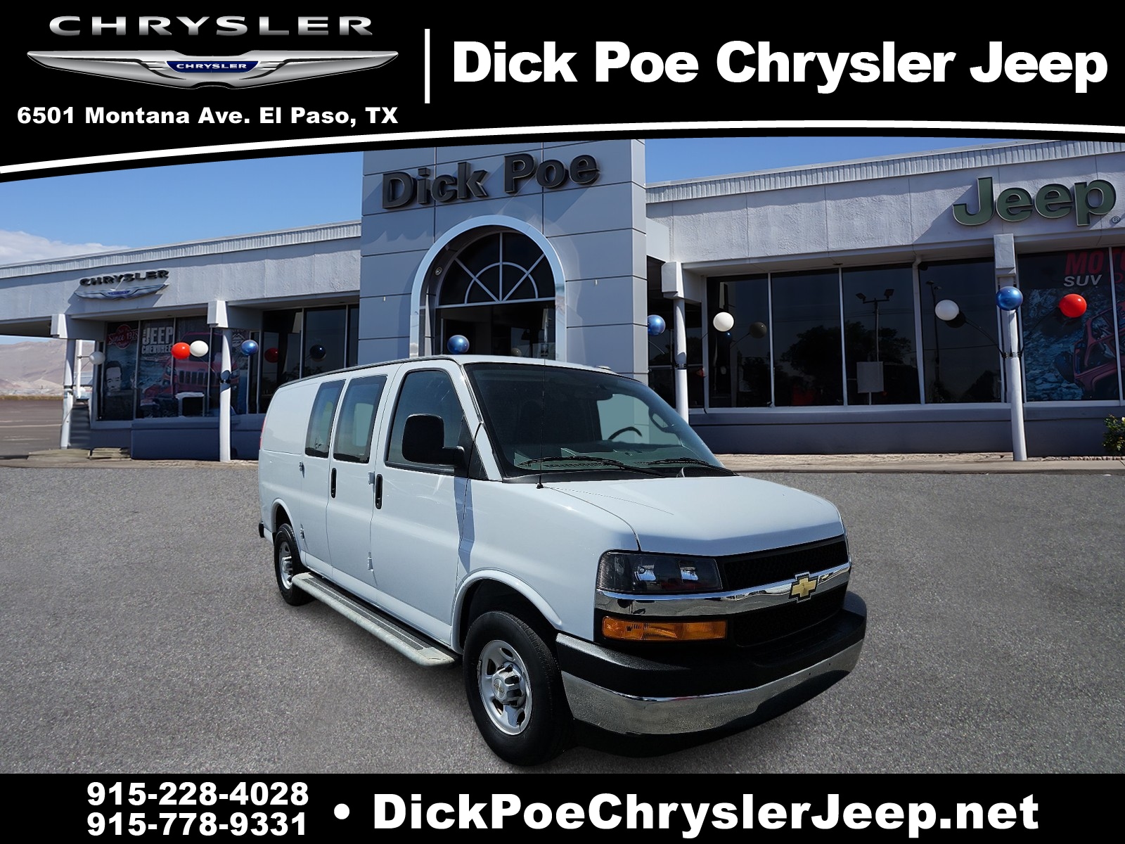 Used 2022 Chevrolet Express Cargo Work Van with VIN 1GCWGAF75N1211261 for sale in El Paso, TX