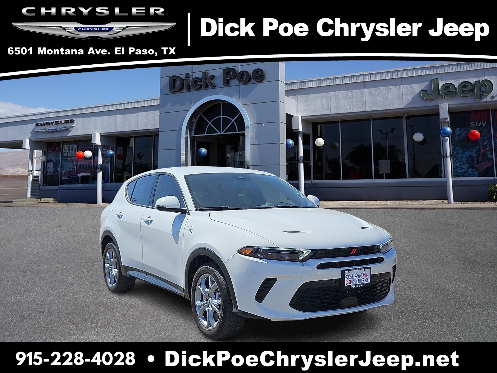 Used 2024 Dodge Hornet R/T with VIN ZACPDFCW4R3A26895 for sale in El Paso, TX