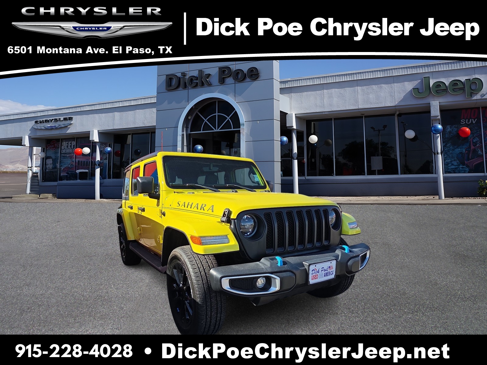 Used 2023 Jeep Wrangler 4xe Sahara 4x4