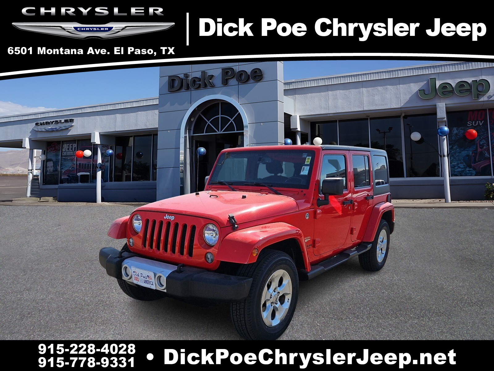 Used 2014 Jeep Wrangler Unlimited Sahara with VIN 1C4BJWEG4EL329417 for sale in El Paso, TX