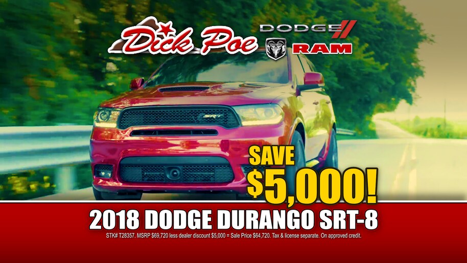 New Dodge RAM Trucks Used Cars For Sale at Dick Poe Dodge 