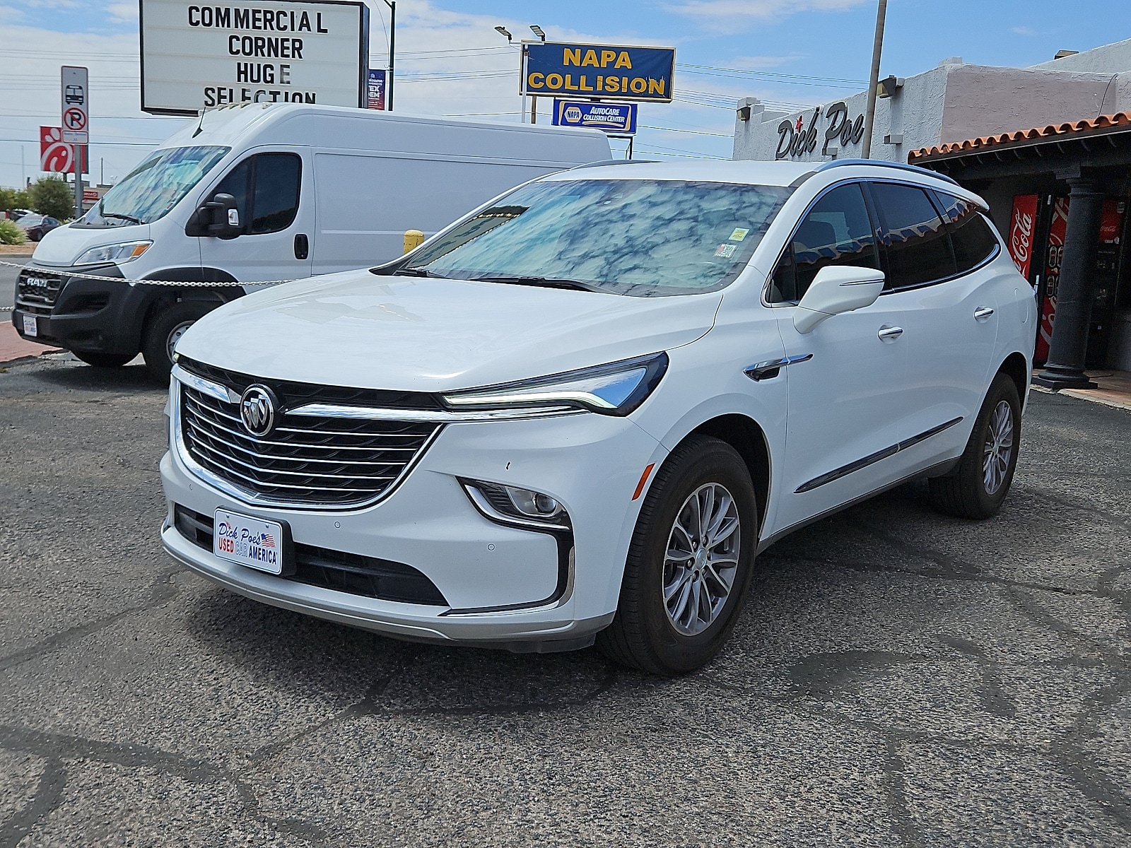 Used 2022 Buick Enclave Premium with VIN 5GAEVBKW3NJ119832 for sale in El Paso, TX